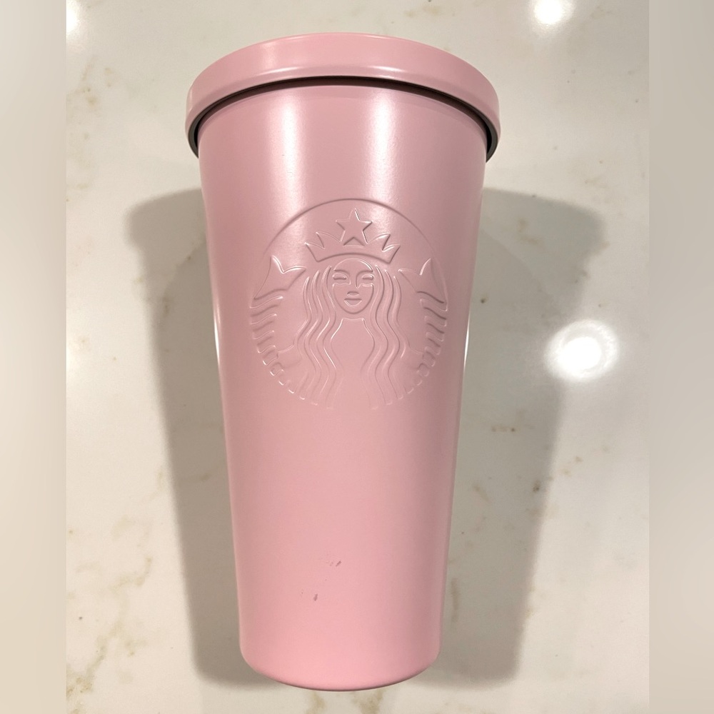 Pastel Pink Starbucks Tumbler